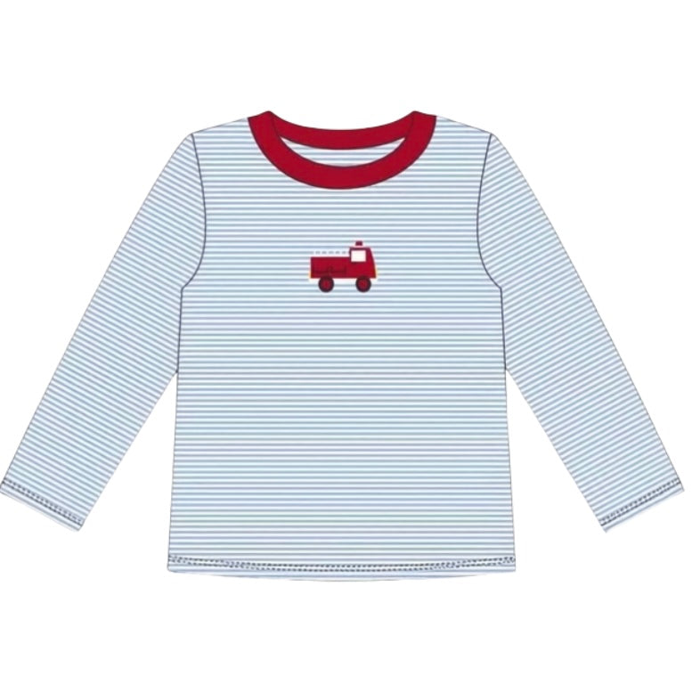 Itsy Bitsy Boys Firetruck Shirt