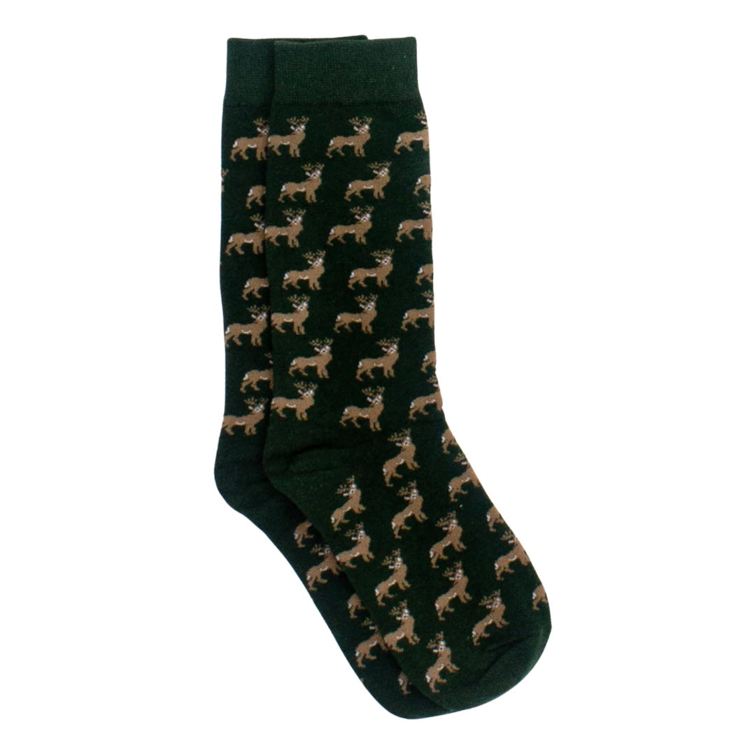 Properly Tied Boys Lucky Duck Sock-Whitetail