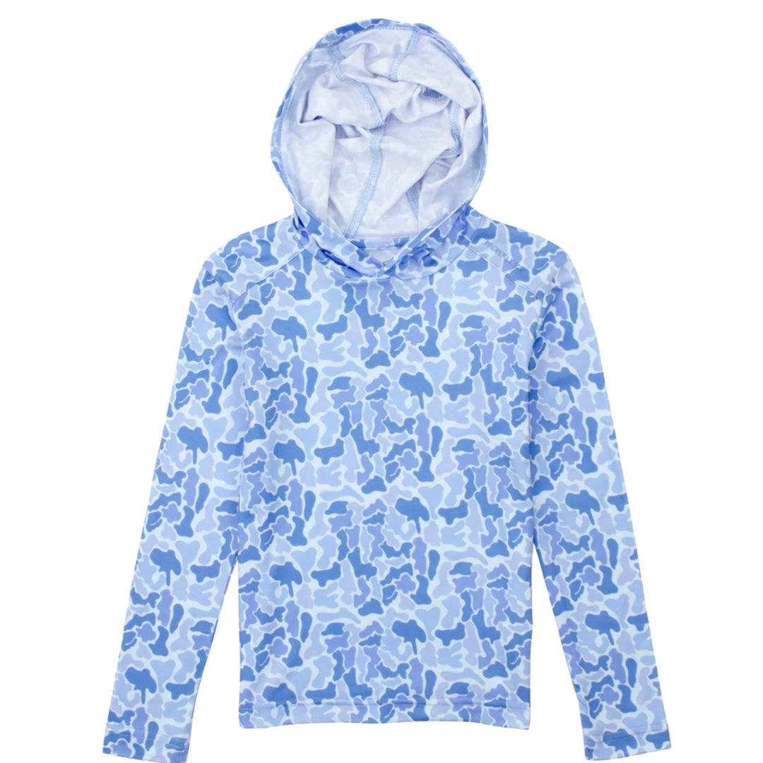 Properly Tied Boys Sportsman Performance Hoodie-River Camo
