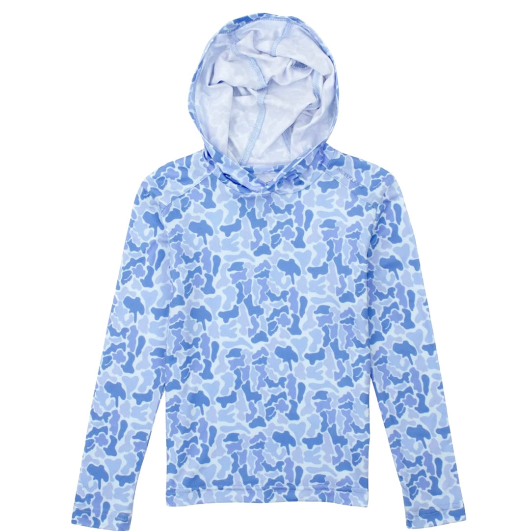 Properly Tied Boys Sportsman Performance Hoodie-River Camo