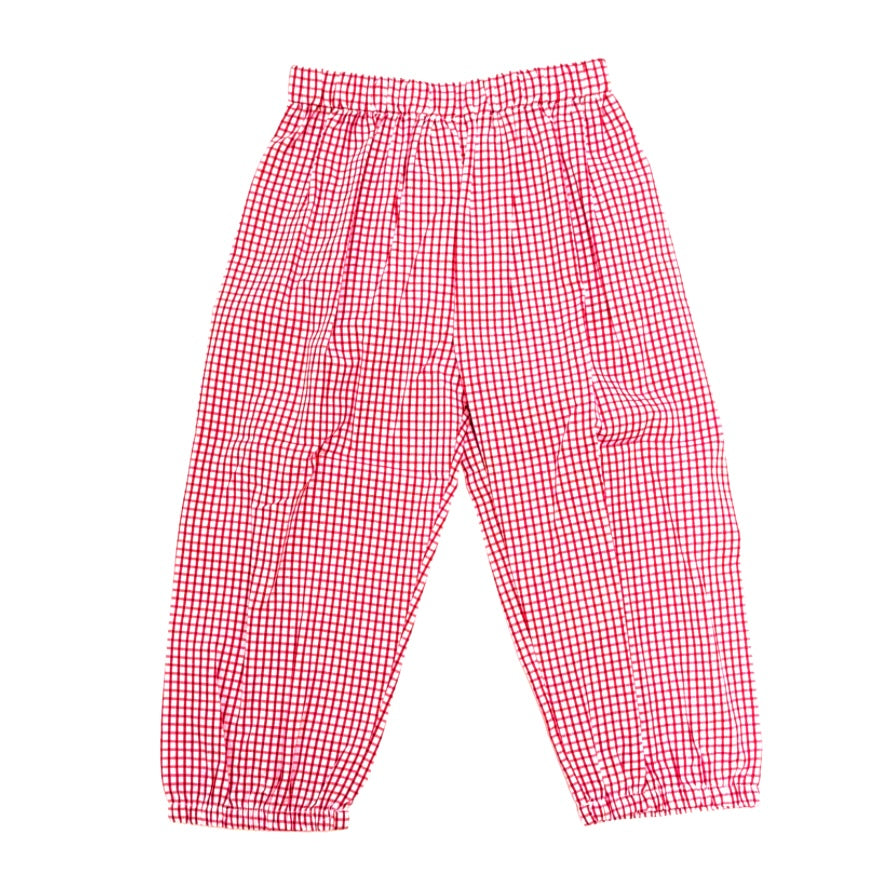 Remember Nguyen Boys Logan Elastic Pant-Red Square