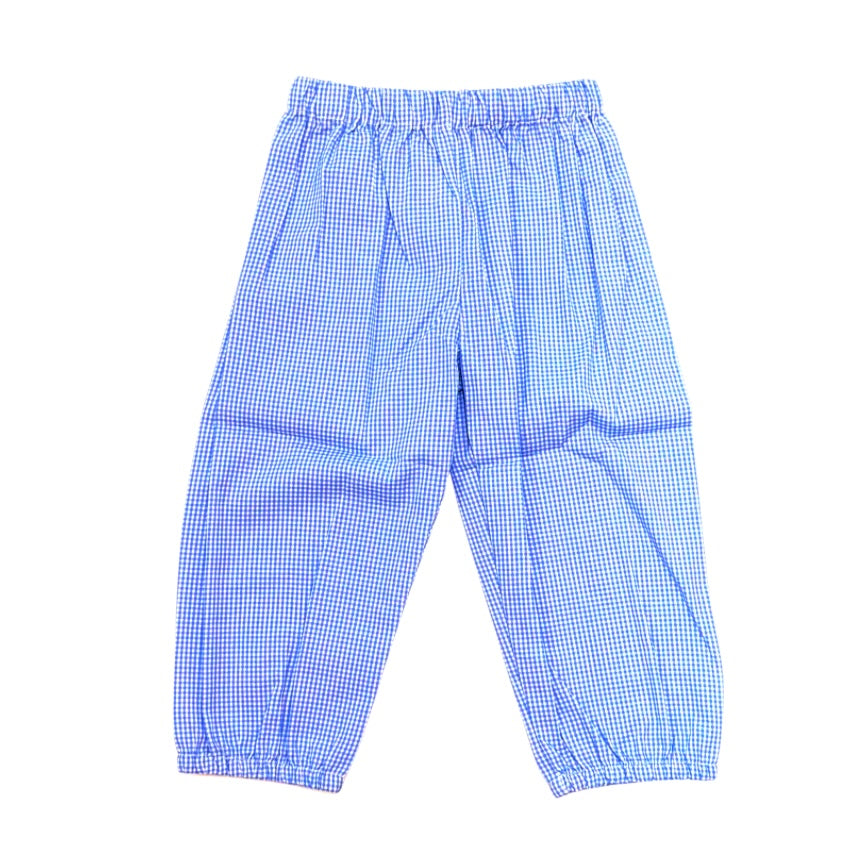 Remember Nguyen Boys Logan Pant-Blue Check