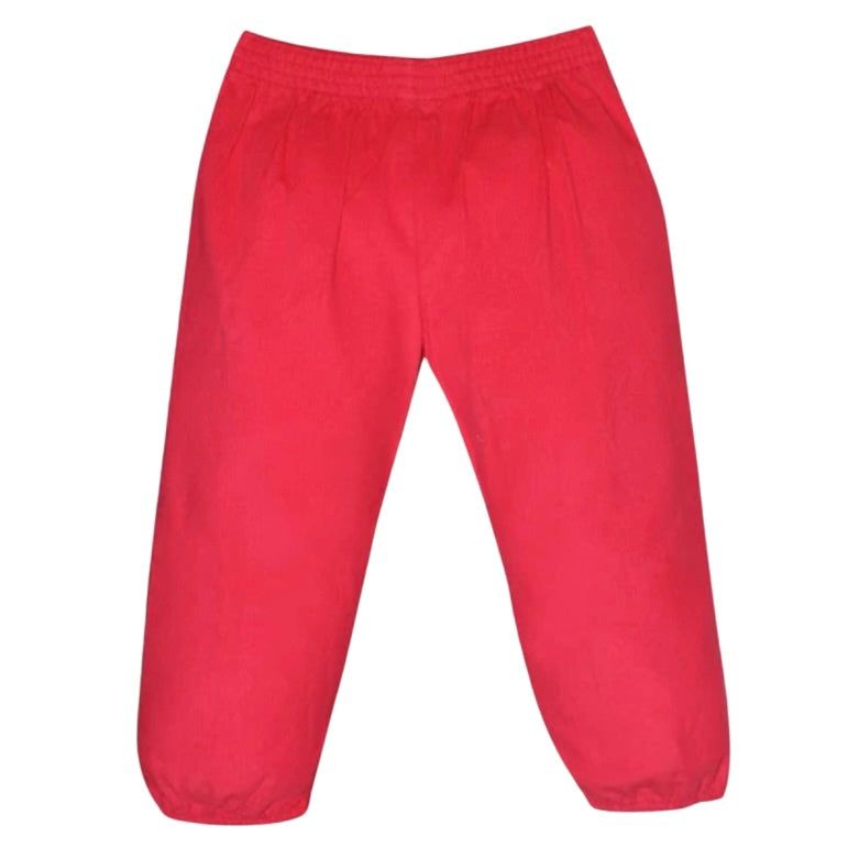 Remember Nguyen Boys Elastic Logan Pant-Red Cord