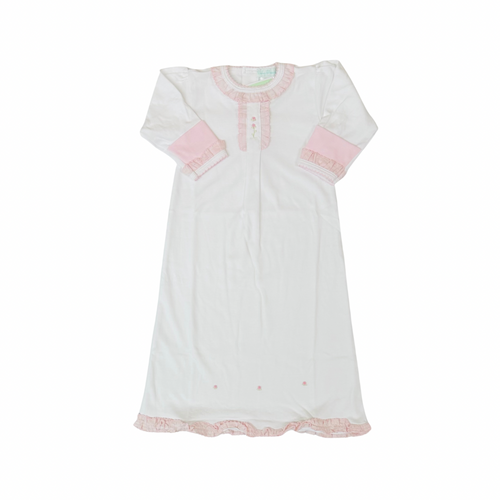 Baby Threads White Rose Day Gown