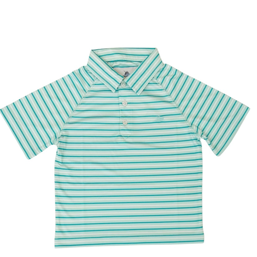 Southbound Dusty Aqua Polo