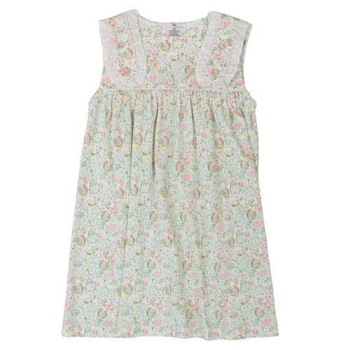 Baby Loren Girls Mya Floral Pima Dress