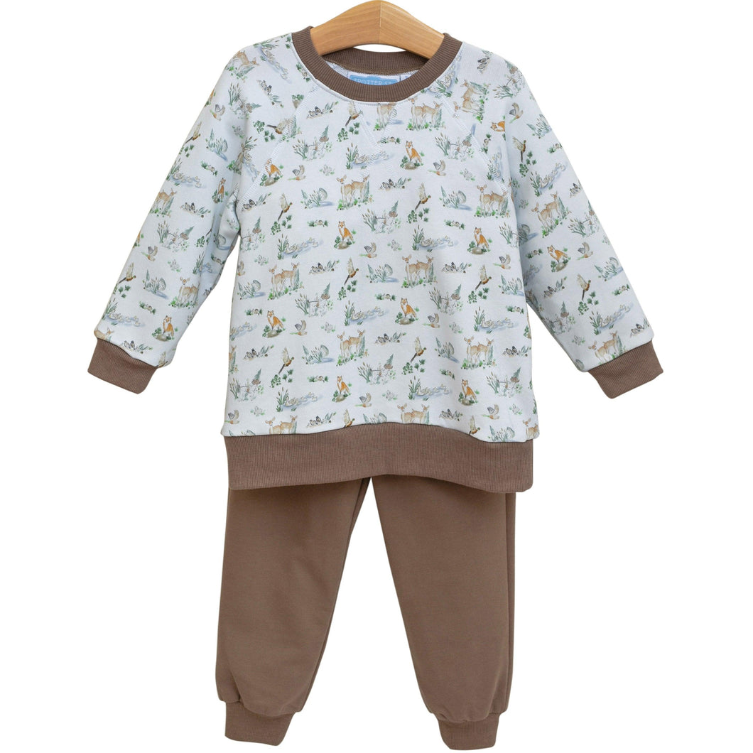 Trotter Street Boys Woodland Friends French Terry Set