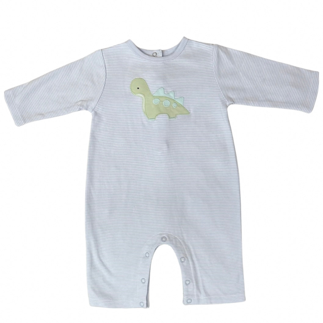 Petit Ami Boys Knit LS Longall with Dino Applique