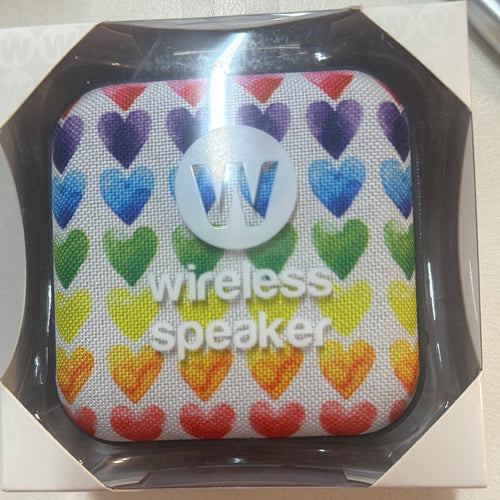 Watchitude Rainbow Hearts Jamm'd Bluetooth Speaker