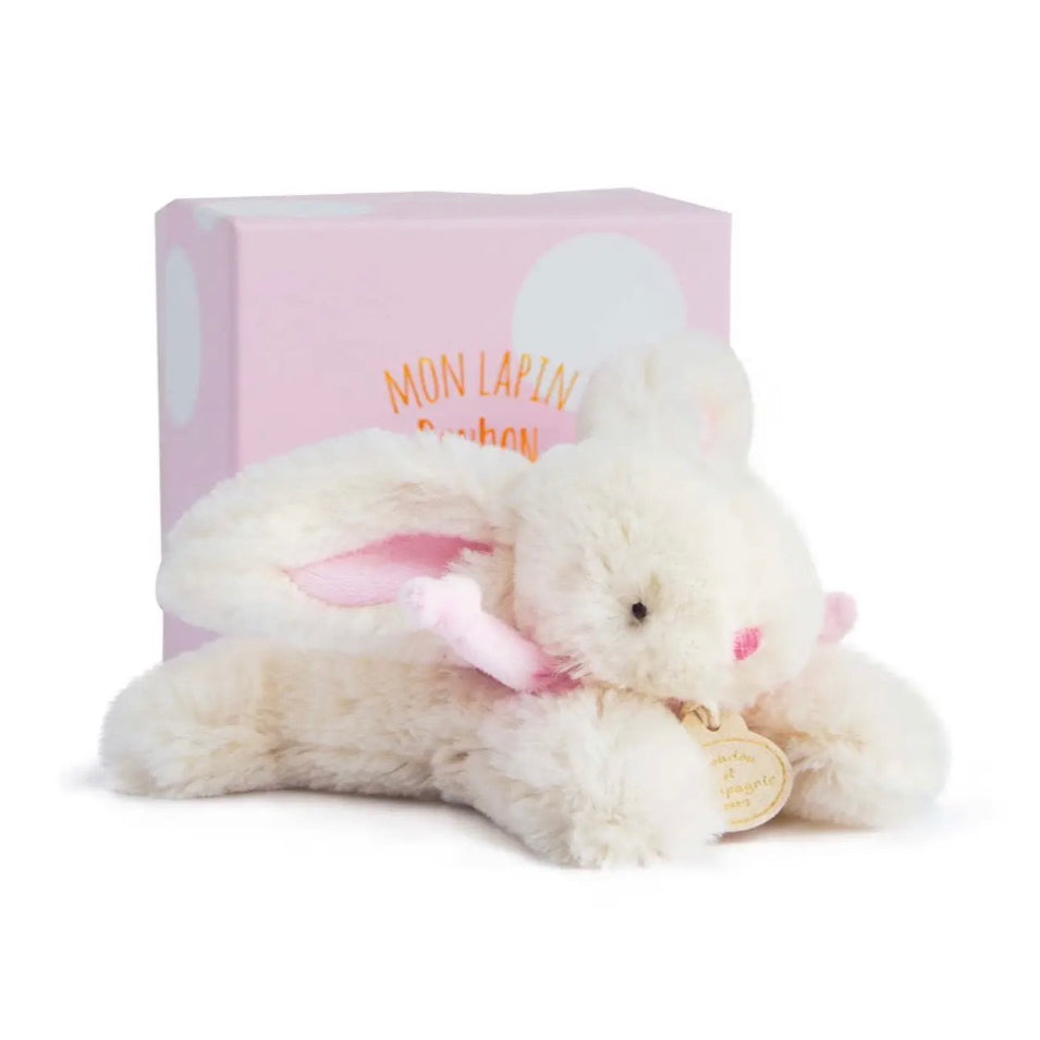 Doudou Et Compagnie Pink Rabbit Stuffed Animal