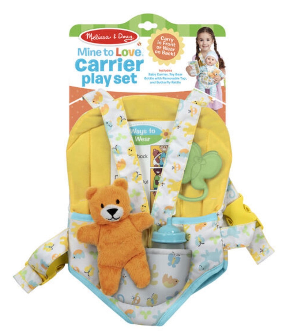 Melissa and Doug/Mine to Love Carrier Play Set