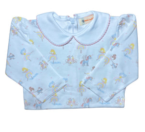 Luigi Long Sleeve Girl's Shirt - Butterfly Print & Princess Print Available