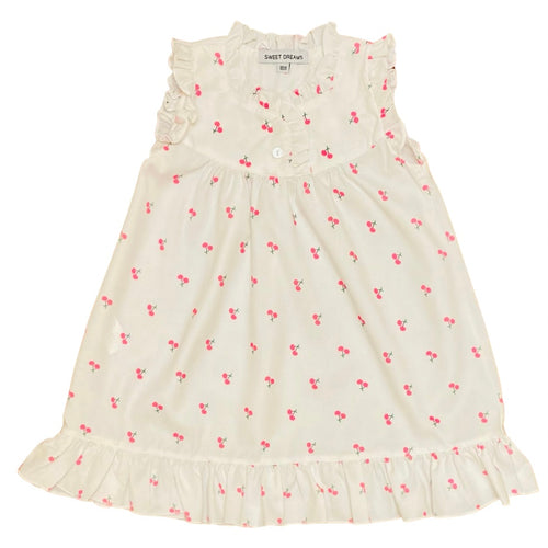 Sweet Dreams Girls Cherry Print Gown