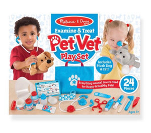 Melissa and Doug/Examine & Treat Pet Vet Play Set