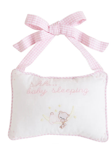 Little English Baby Sleeping Door Pillow