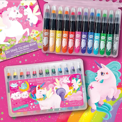 Unicorn Magic Glitter Doodle Crayons