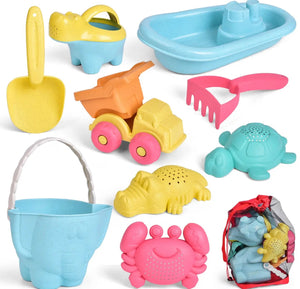 9 Piece Beach Sand Toy - Animal Sand Molds