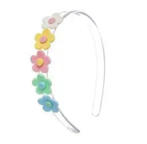 Lilies and Roses Multi Flower Pastel Headband