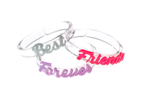 Lilies and Roses Best Friends Forever Set of Three Bangles