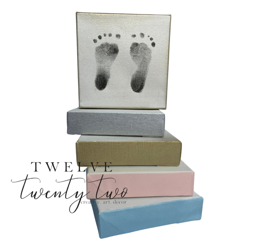 Twelve Twenty Two Footprint Canvas