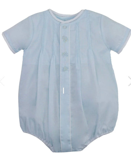 Petit Ami Bubble with Transportation Shadow Stitching-Available in. Blue and White