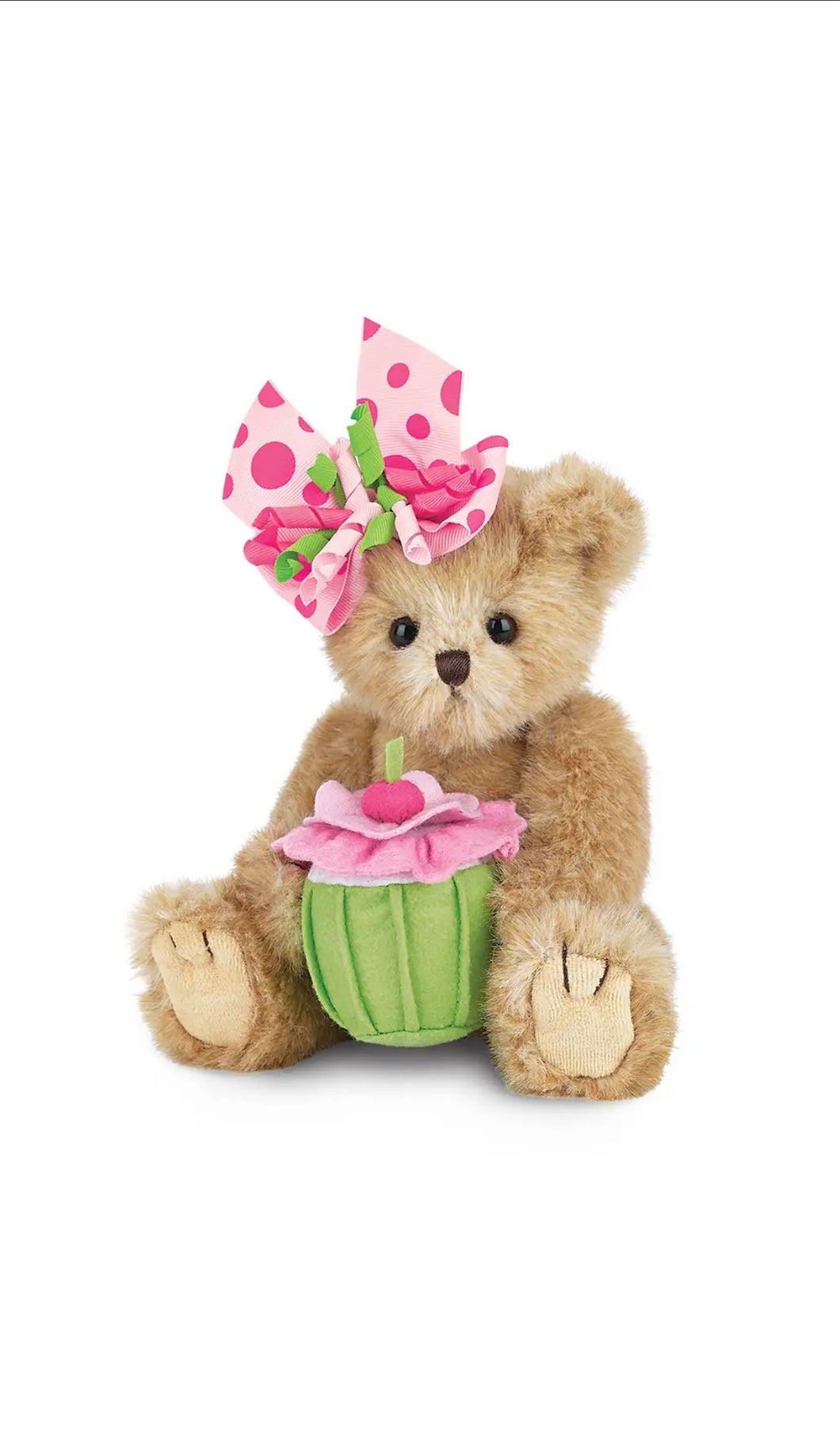 Bearington Collection Bear Casey Cupcake Birthday Bear