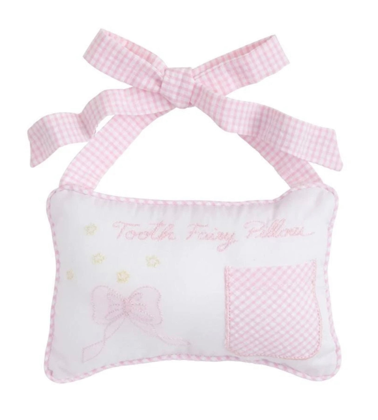 Little English Tooth Fairy Door Pillow