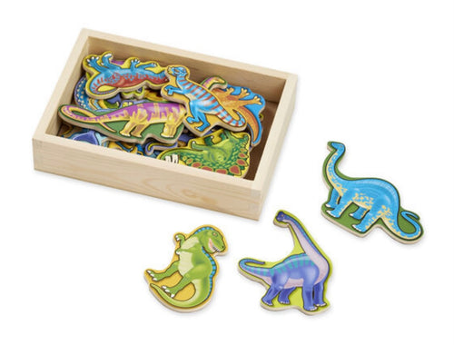 Melissa and Doug Wooden Dinosaur Magnets