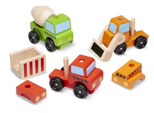 Melissa and Doug Stacking Construction Vehicles