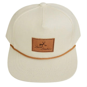 Buck Brothers Cream Flat Brim Hat