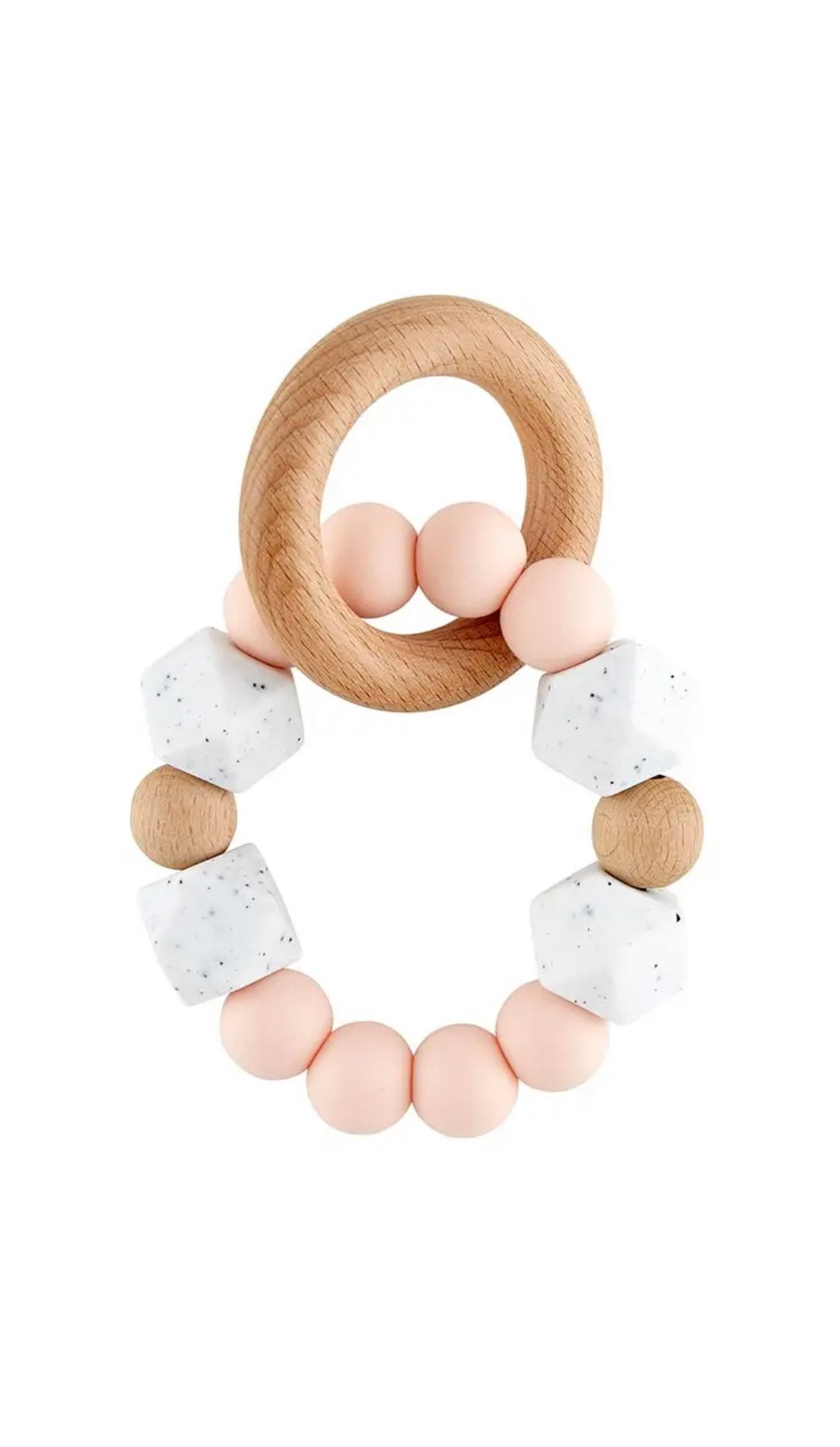 Stephan Baby Silicone Wood Teether