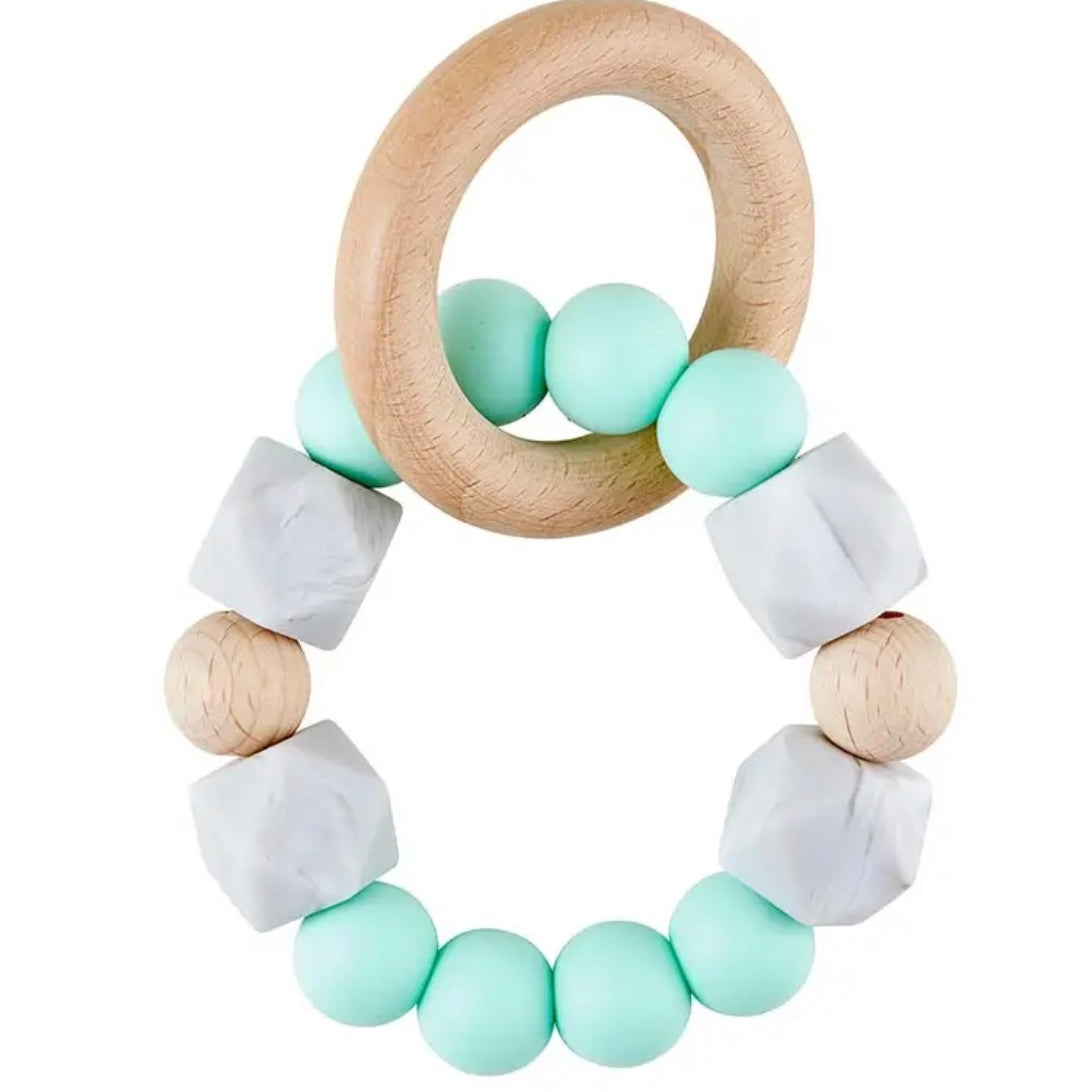 Stephan Baby Silicone Wood Teether