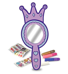 Melissa and Doug Decorate Your Own Wooden Princess Mirror