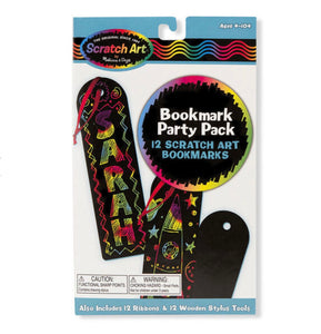 Melissa and Doug Bookmark Scratch Art Party Pack