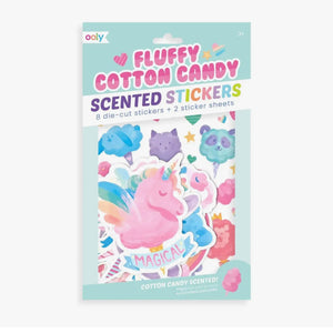 Ooly Fluffy Cotton Candy Scented Scratch Stickers