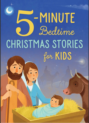 Barbour Publishing 5 Minute Bedtime Christmas Stories for Kids