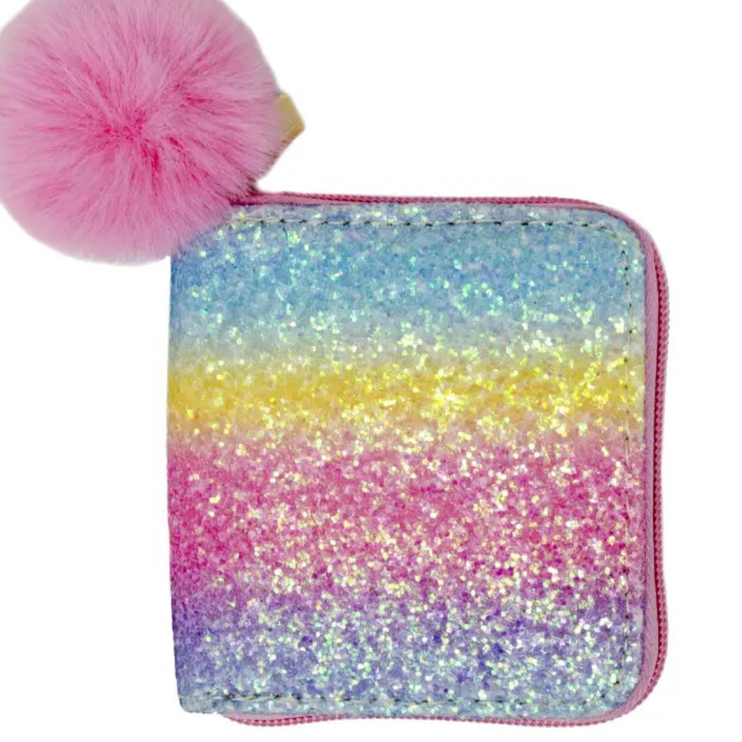 Tiny Treats Glitter Rainbow Wallet