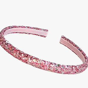 Lolo Headbands Pink Glitter Headband