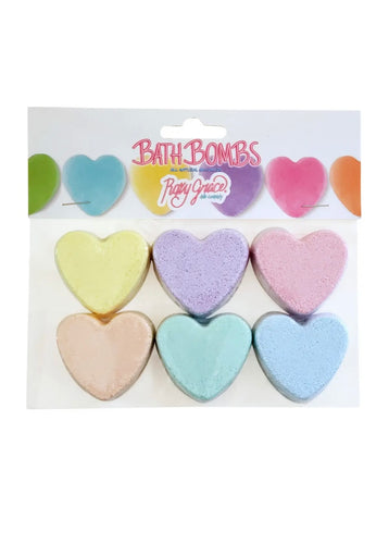 Roxy Grace Mini Heart Bath Bomb - Pack of 6