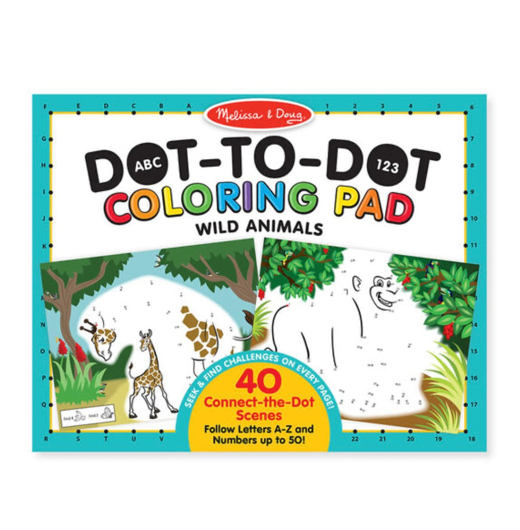 Melissa and Doug Dot to Dot Coloring Pad