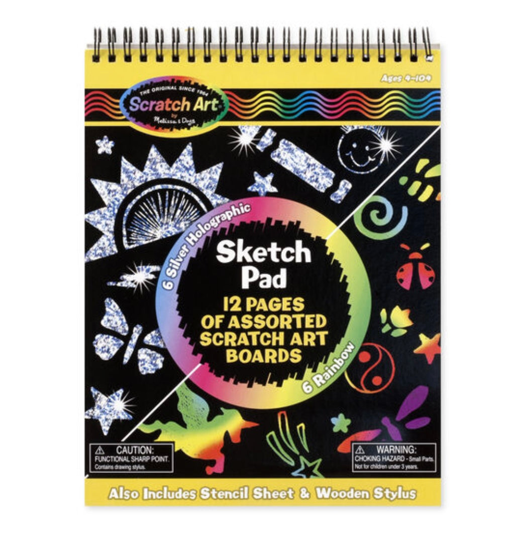 Melissa and Doug Scratch Art Sketch Pad