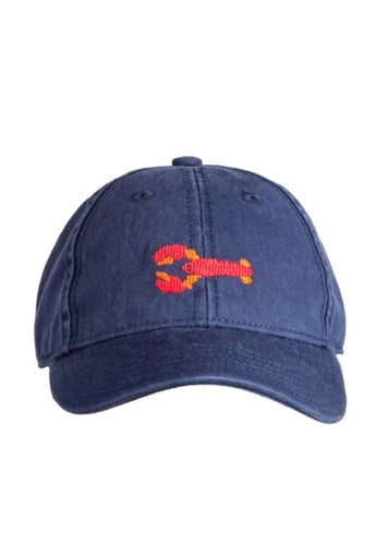 Harding Lane Navy Hat with Crawfish