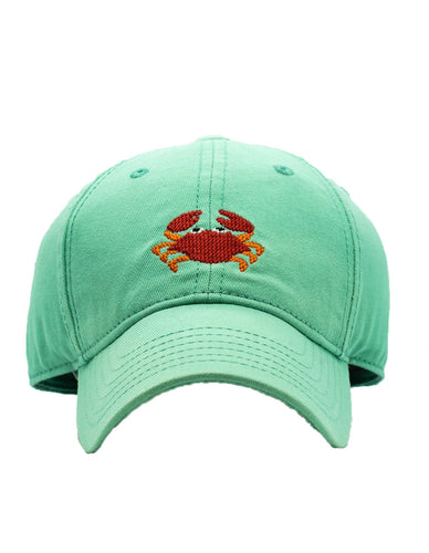 Harding Lane Green Hat with Crab