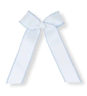 Lullaby Set White/Blue Lola Long Bow