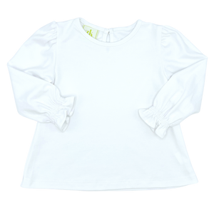 Zuccini Kids White Long Sleeve Knit Shirt