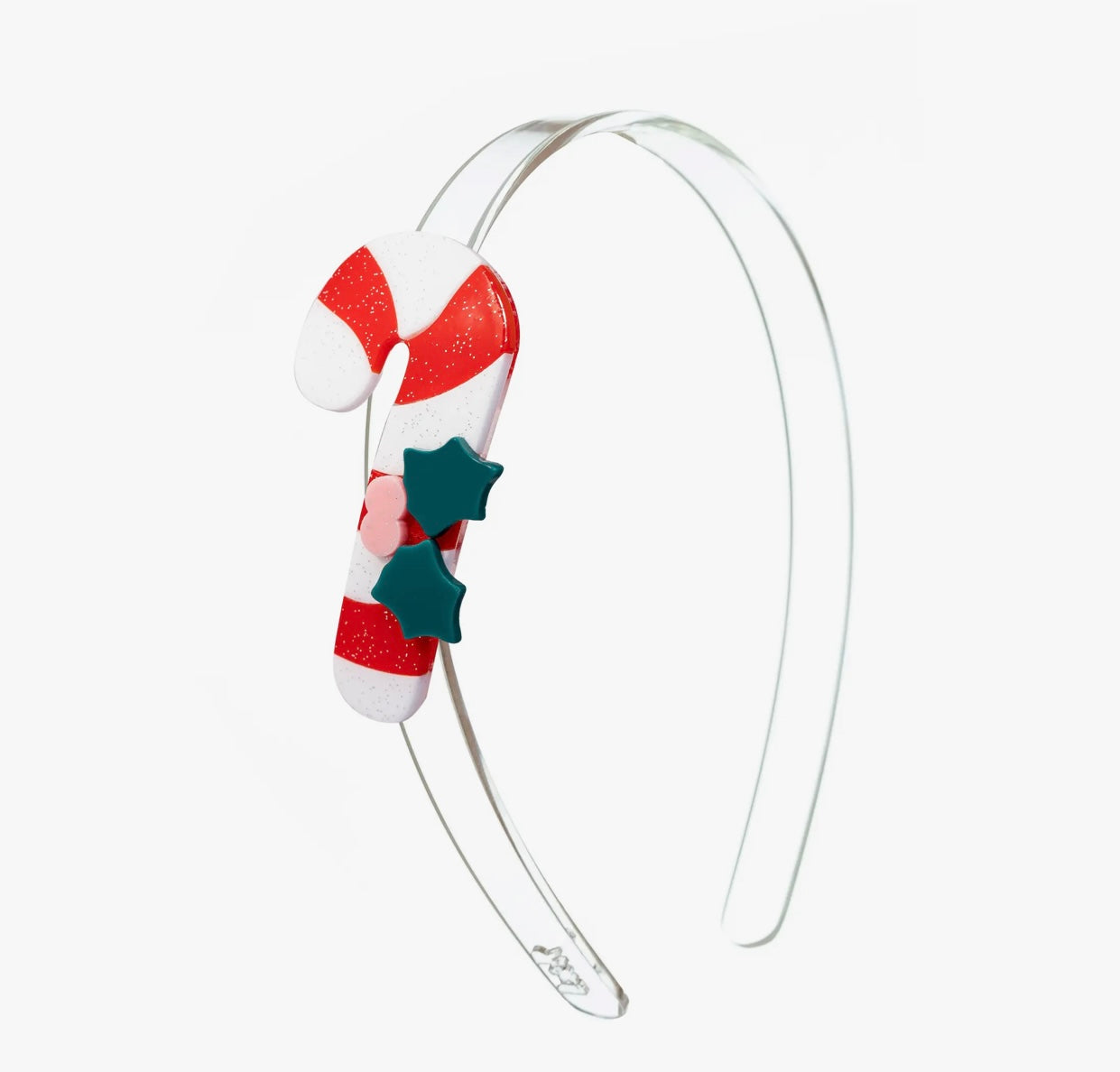 Lilies and Roses Christmas Candy Cane Headband