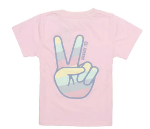 Properly Tied Peace Sign Tee