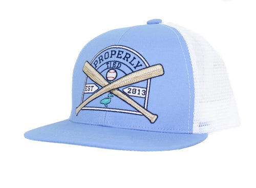 Properly Tied Baseball Shield Trucker Hat