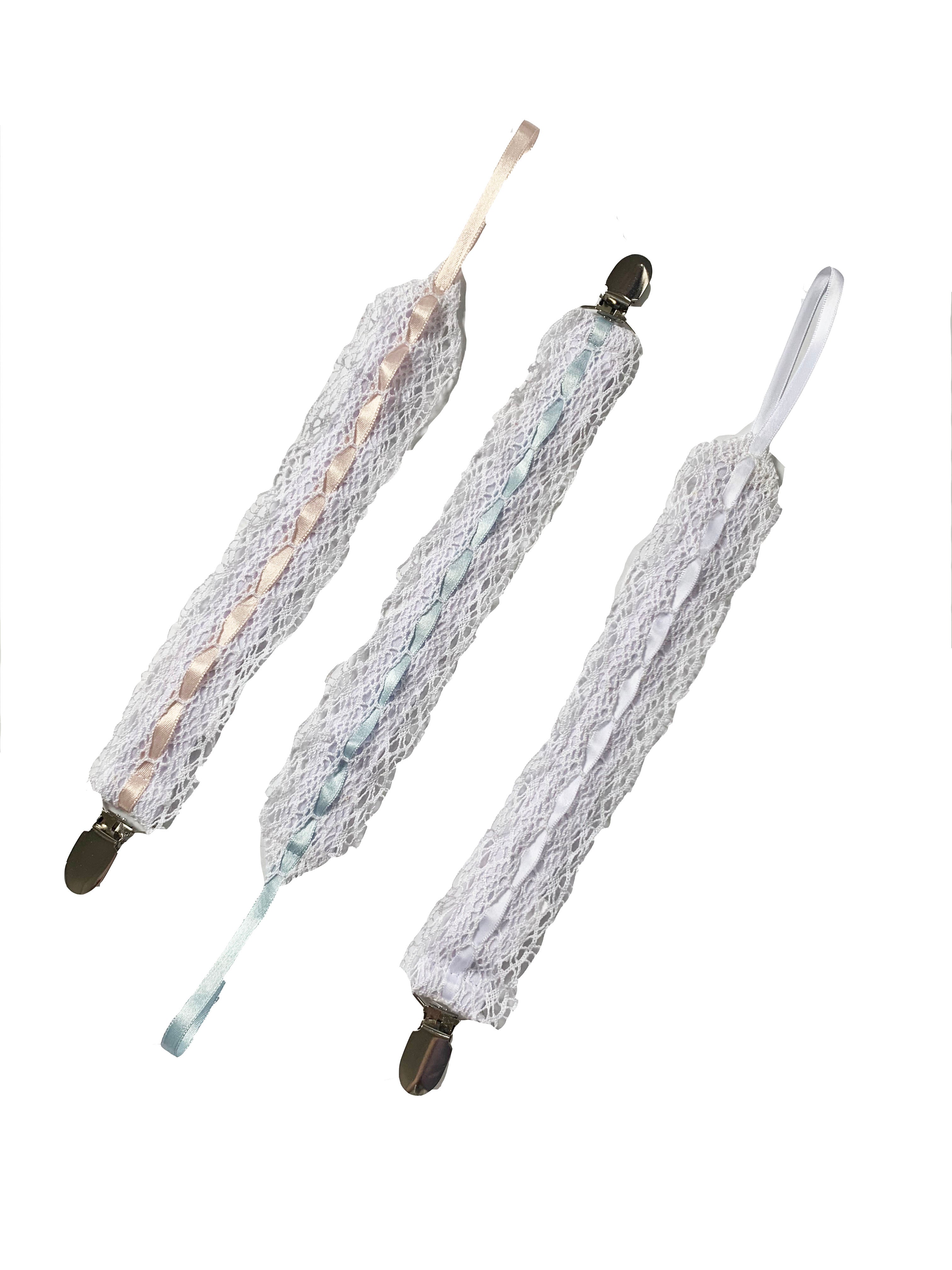 Lullaby Set Legacy Lace Pacifier Clip