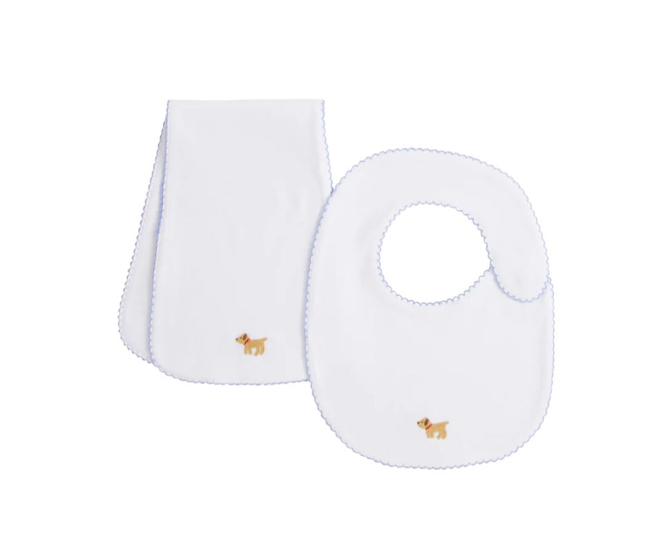 Little English Bib and Burp Cloth Sets